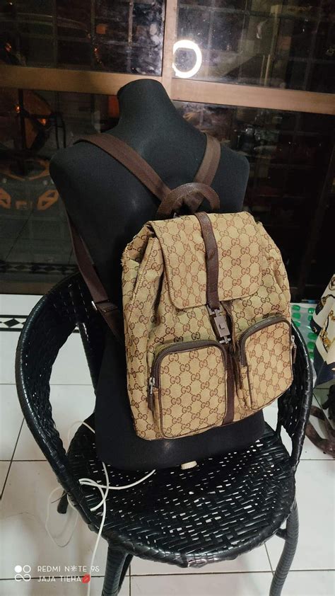 how to tell if gucci backpack is real|vintage gucci backpack.